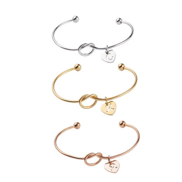 

любовь из нержавеющей стали узловатый браслет с персиковым сердцем любовь английские буквы личность открытый браслет, Black