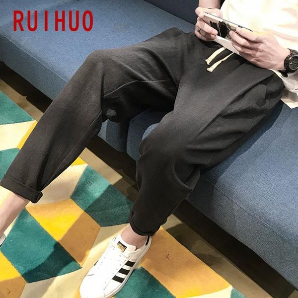 

ruihuo 2020 нове лнне аѬоваѬ мђжкие бѬки поведневне бегђн бѬки мђжкие п, Black