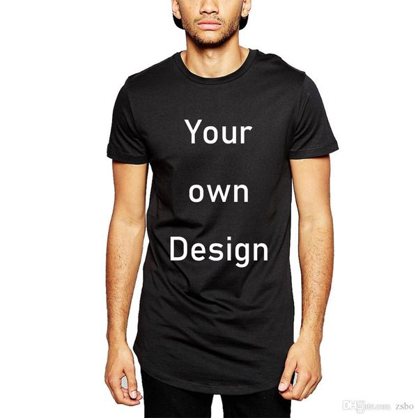 

100% хлопок частные пользовательские мода мужская расширенный футболка ярус хип-хоп футболка harajuku рок футболка homme уличная diy, White;black