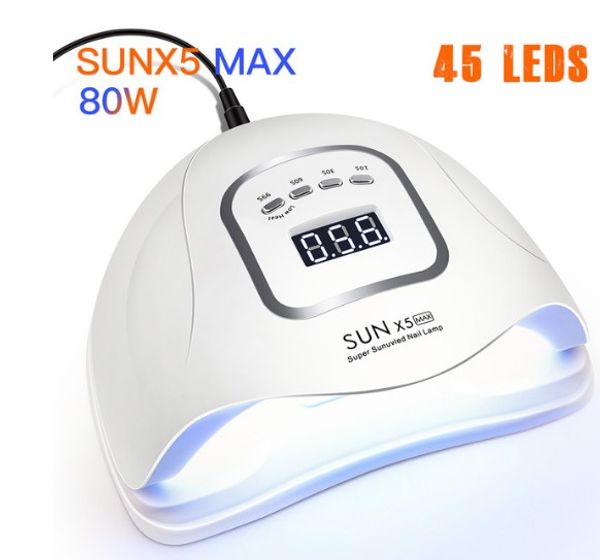 

SUNX SUN5 72W UV Led Lamp Nail Dryer For All Types Gel 36 Leds UV Lamp for Nail Sun Light Infrared Sensing Smart Manicure