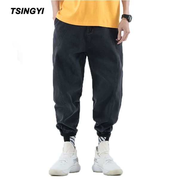 

tsingyi new solid casrgo pants men black green coffee streetwear hip hop soft cotton body engineers pantalon homme men's joggers