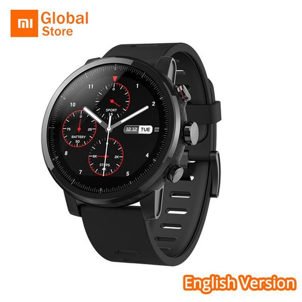 

Английская версия Xiaomi Huami Amazfit Stratos Pace 2 смарт-часы с GPS PPG монитор сердечного ритма F