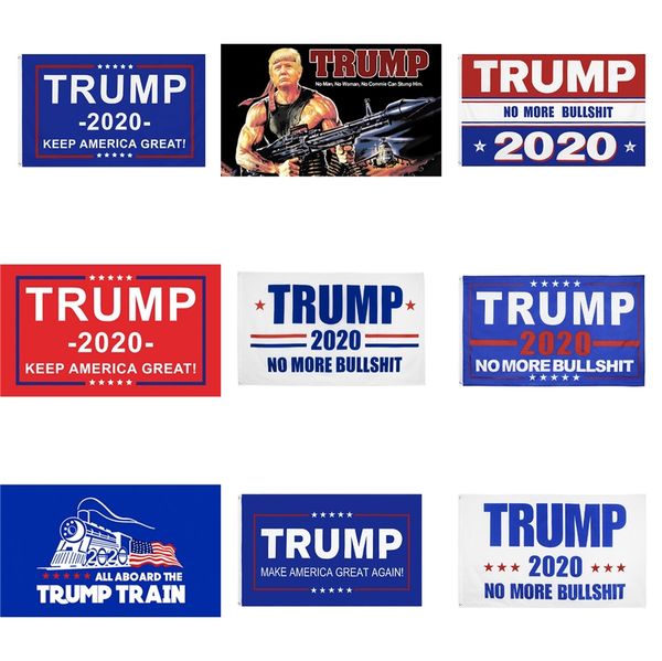 

2020 trump flag print banner decor rectangle letter printing polyester fiber nine style campaign flags 90x150cm 13lbe1 #755