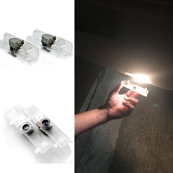 

2 pcs/set car welcome lights 5w 12 as picture v car 50000 hours (w) door projection 6500k lights (v) general