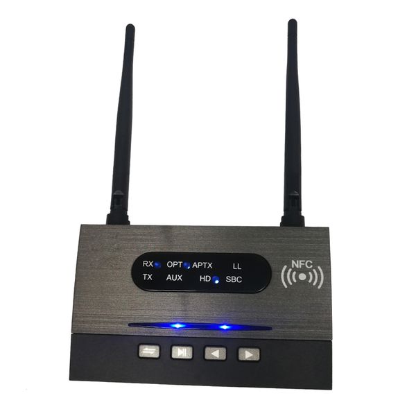 

nfc 80m long range bluetooth 5.0 transmitter receiver low latency hd spdif rca aux 3.5mm music audio adapter