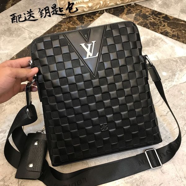 

8122 Men Messenger Bags Shoulder Belt Bag Totes PortfolioFashion high-end simple and generous Briefcases Duffle Luggage