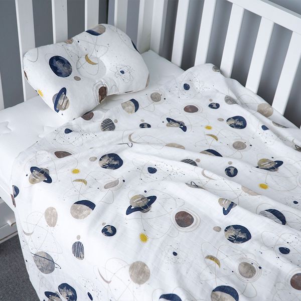 

muslinlife baby cushion sleeping pillow infants newborn baby shaping pillow soft cotton kids pillow anti roll dropship