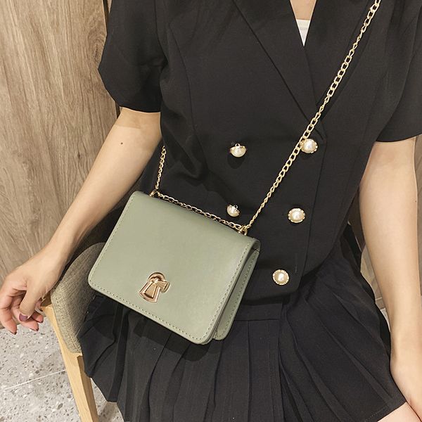 

женская сумка сумка 2020 новый стиль через плечо мода цепи pu квадратный слинг