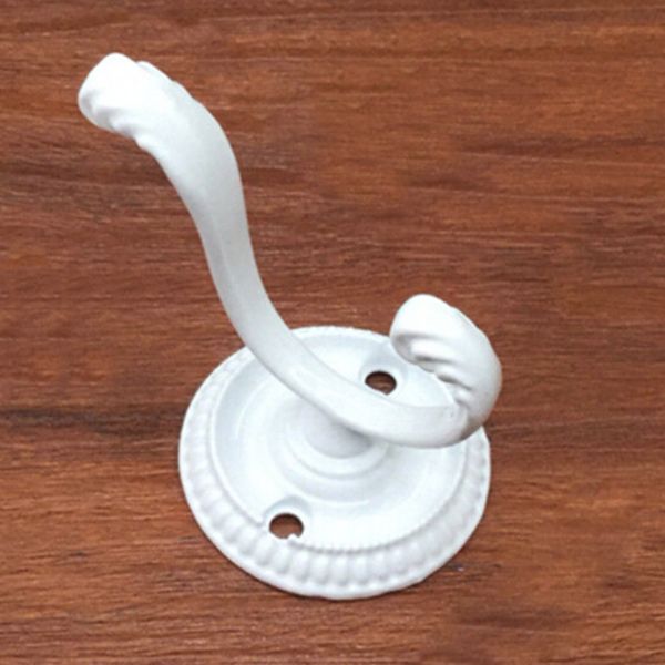 

5pcs retro double-head wall door antique hooks hangers clothes coat hat bags key