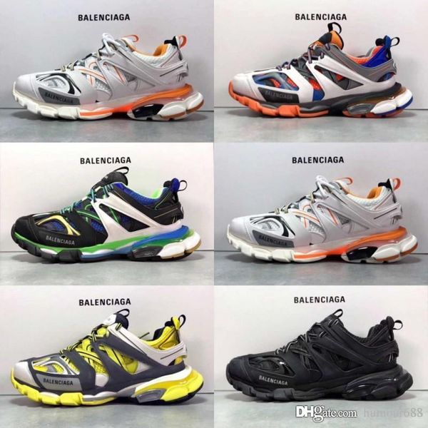 

Balenciaga triple s Новая Мода Triple S Трек Тренеры Мужчины Спортивные Кроссовки Дизайнер Clun