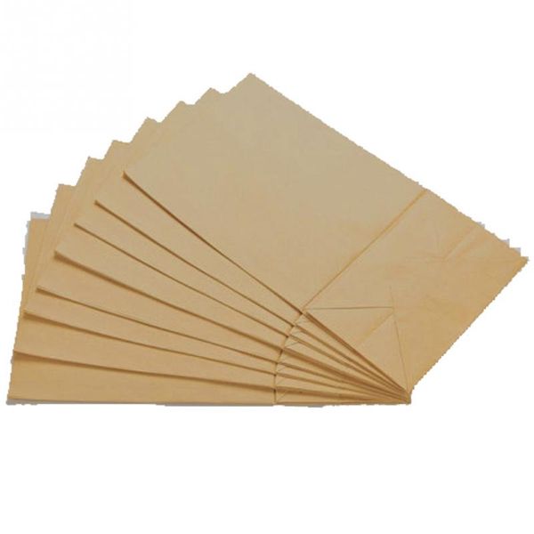 

10 pcs/set new gift bags wedding party favor treat candy buffet bag/envelope gift wrap brown recyclable kraft paper bags