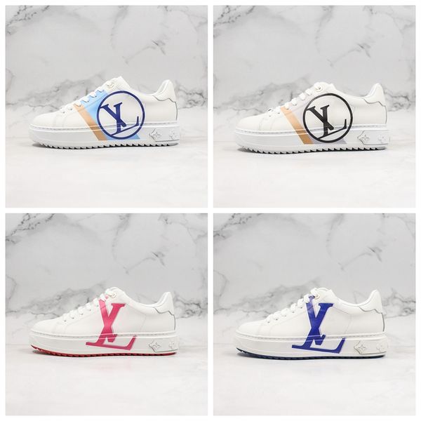 

19fw new time out sneakers pink low cut platform womens shoes for women tripler sports leather casual luxury sneaker trainers size 35, Black