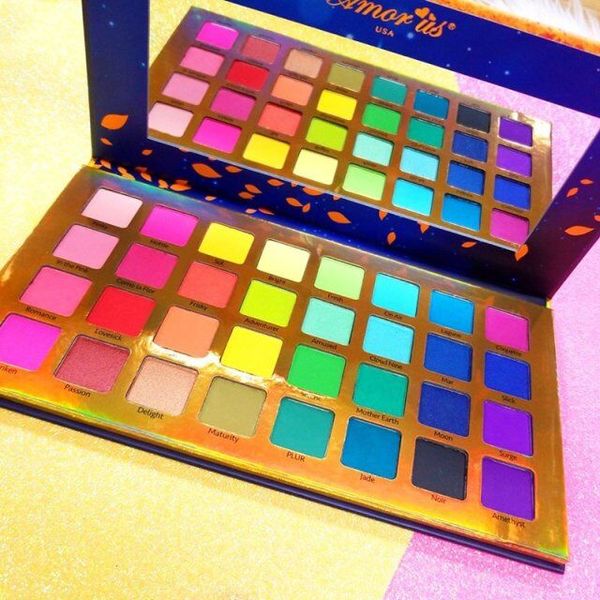 

Марка Amorus 32 Цвет Eyeshadow Palette Запомнить меня 32 Shadow прессованные Пигменты Limited Edition Palet