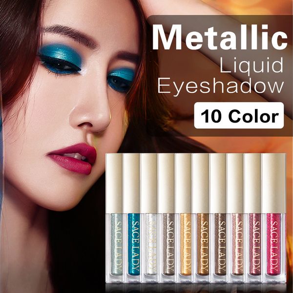 

1 шт liquid eyeshadow блеск долговечны водонепроницаемый cosmatics для женщин jiu55