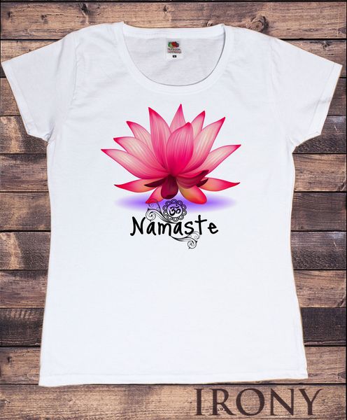 Blanc Femmes T Shirt Zen Fleur De Lotus Namaste Spirituelle Yoga Méditation Men Women Unisex Fashion Tshirt White T Shirts With Designs Cloth T Shirt