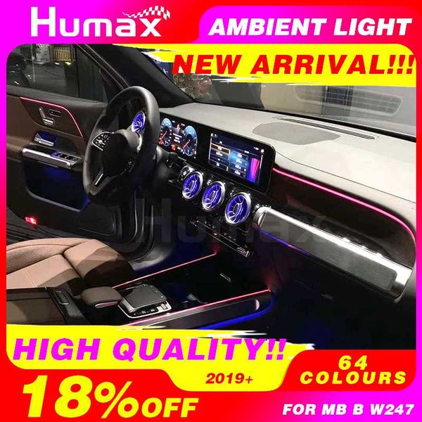 

upgrade 64 colors ambient light lamp for w247 for b class w247 year 2018