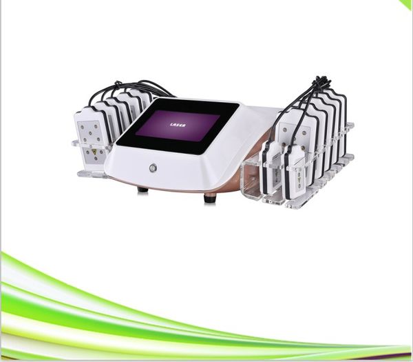 

14 pads cold lipo laser light skin tightening diode laser lipo slimming machine