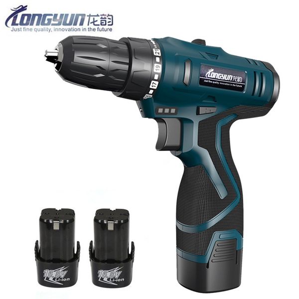 

16.8v multifunction rechargeable lithium battery torque electric drill bit cordless electric screwdriver hand wrench tool set