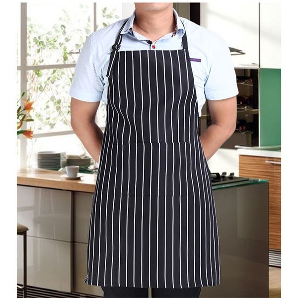 

stripe bib apron kitchen vogue women men cooking chef waiter kitchen cook new tool apron