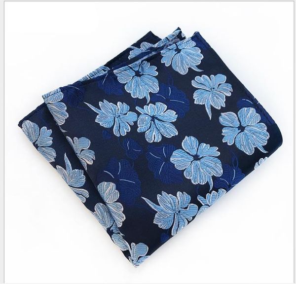

suit pocket scarf men's small square scarf business evening wear pattern chest scarf handkerchief, Blue;purple