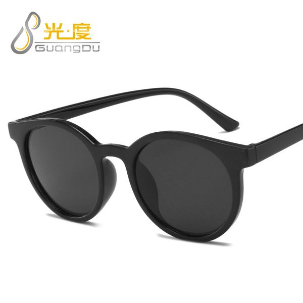 

women fashion 2019 trendy sunglasses round summer ladies sun glasses festival feminino, White;black