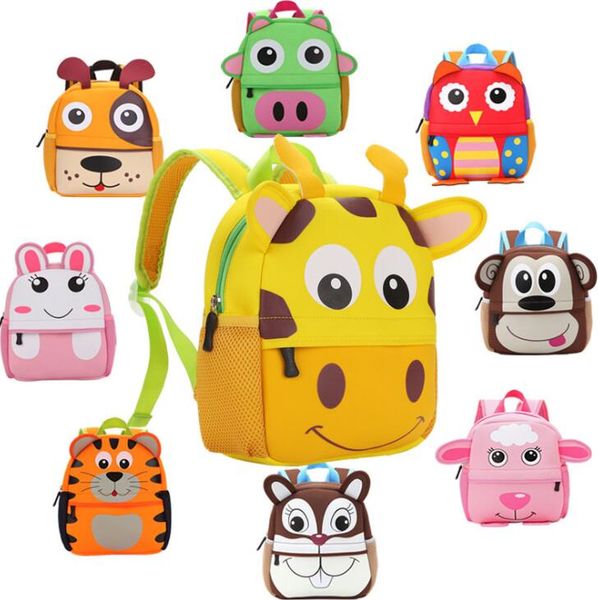 

school bags kid toddler backpack kindergarten shoulder bag baby cartoon animal bag for 2-5years baby