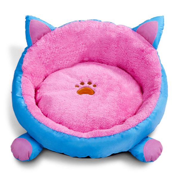 

cat warm bed velvet comfortable ear shape kennel for puppy cama gato lovely soft cat cave house for cat