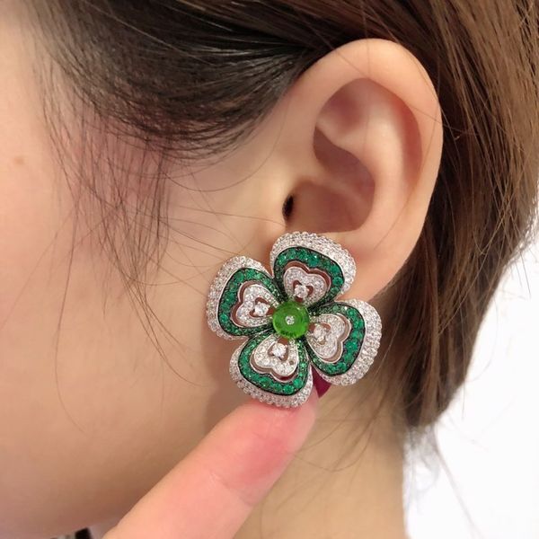 

женщины серьги ювелирные изделия 18k позолоченные серьги стержня серьги для женщин партии ювелирных изделий, Golden