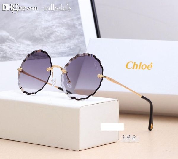 

высокое качество хлоя солнцезащитные очки поляризованных линз пилоты мода для womren brand vintage солнцезащитных очков с casebox дизайнер р, White;black