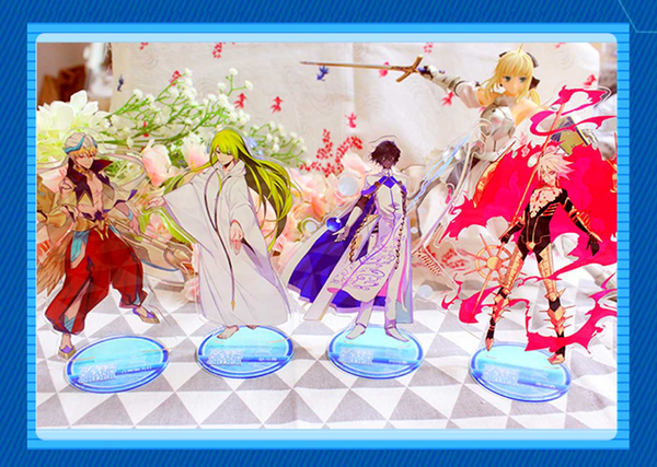 

fgo fate/grand order gilgamesh angra mainyu alter acrylic desk stand decal deskplace adom new gift limited, Silver