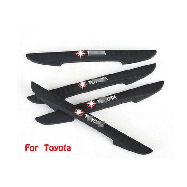 

for toyota series car side door edge guard bumper trim protector stickers 4pcs