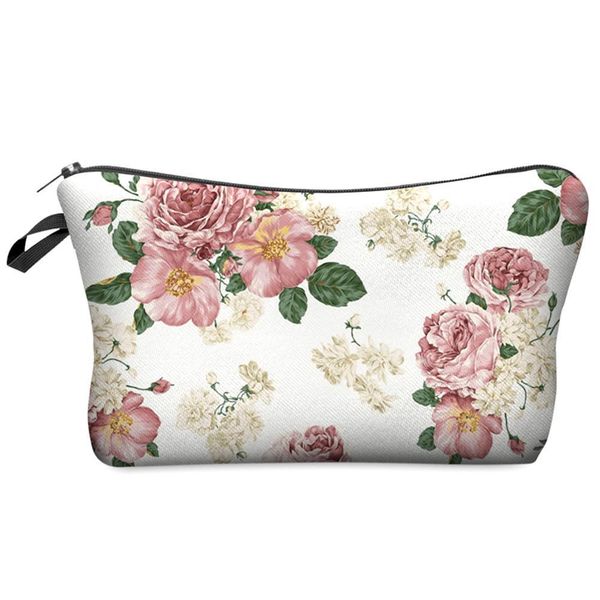 

designer makeup bag 3d printing roomy cosmetic bag fashion women makeup bags waterproof cosmetics pouchs for travel h45