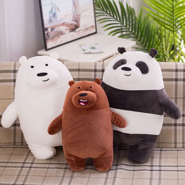 3 We Bare Bears Grizzly Panda Ice Bear Bär Plüsch Spielzeug Stofftier Puppe Toy 