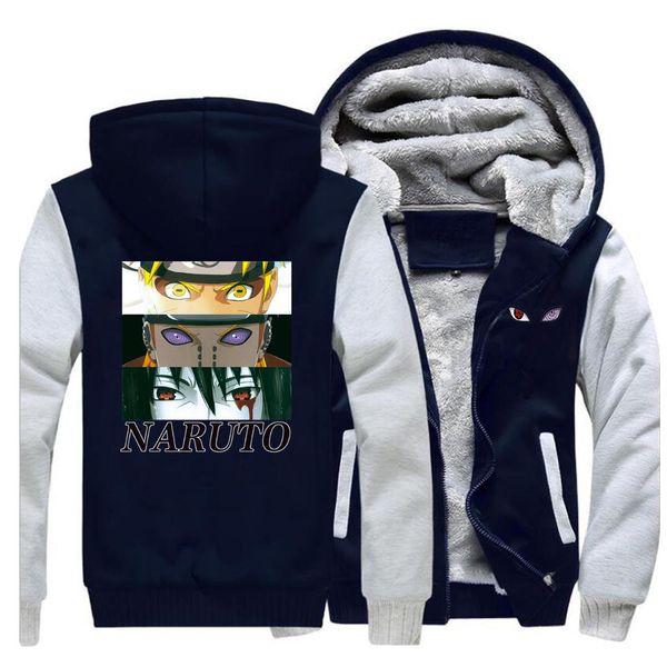 

eyes and akatsuki team hoodies japanese anime design sportswear cool novelty style fashion hip hop streetwear men coat, Black