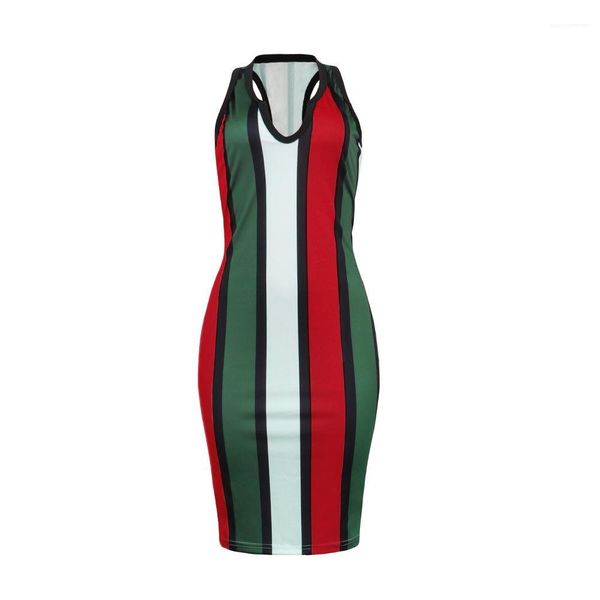 

dresses stripe skinny dresses backless deep v neck lady beach dress womens club clothing women summer, Black;gray