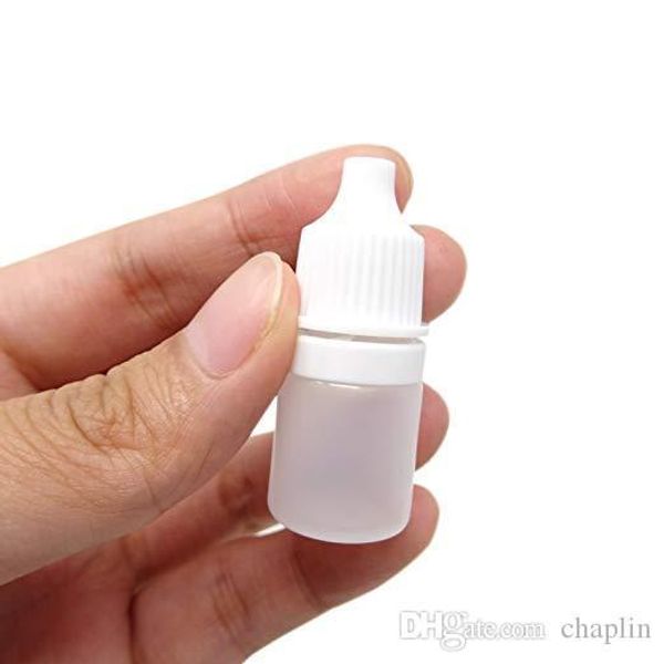 

2ml 2g plastic empty dropper bottles portable eye drops containers with screw cap and plug