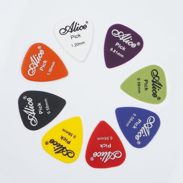 

30/50pcs set electric guitar pick acoustic music picks plectrum 0.58/0.71/0.81/0.96/1.20/1.50mm thickness guitar accessories
