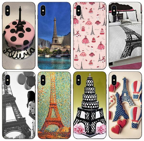 

tongtrade] paris eiffel tower dots case for iphone 11 pro x xs max xr 8s 8 7s 7 se galaxy note 10 plus huawei mate 7 8 9 xiaomi 9 pro case