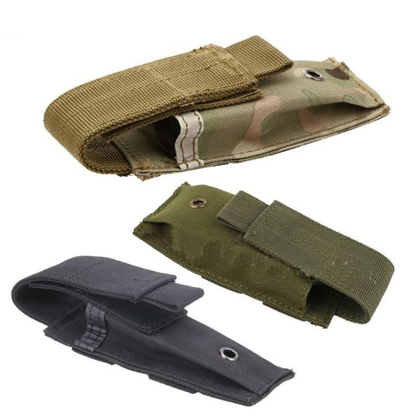 

molle pouch tactical single pistol magazine pouch knife sheath hunting ammo camo bags