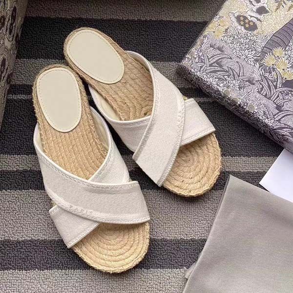 

fashion quality casual designer outdoor flax weaving woman walking 2020high letters sandals shoes flat slipper beach bottom new shoes thtjf, Black