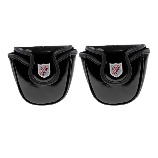 

2pcs skull golf mallet putter head cover protector bag & magnetic closure