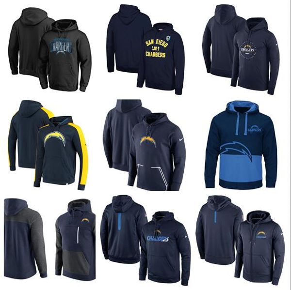

2019 hot style лос-анджелес мужчины charger салют службы sideline терма performance mitchell ness классический команды пуловер hoodie, Blue;black