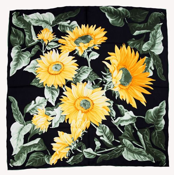 

elegant handmade brand 100%twill silk scarf twic-89540, Blue;gray