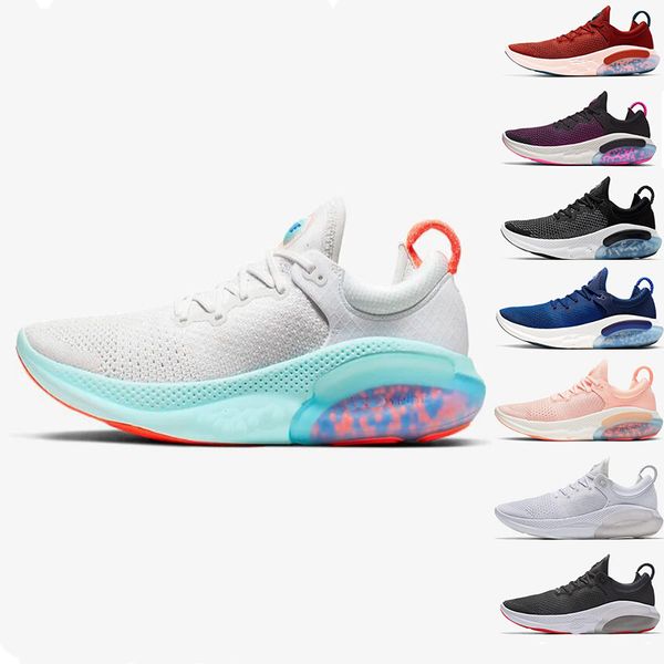 

2019 new joyride run knitted men running shoes oreo platinum tint racer blue purple mens trainer breathable joyride running shoes for men