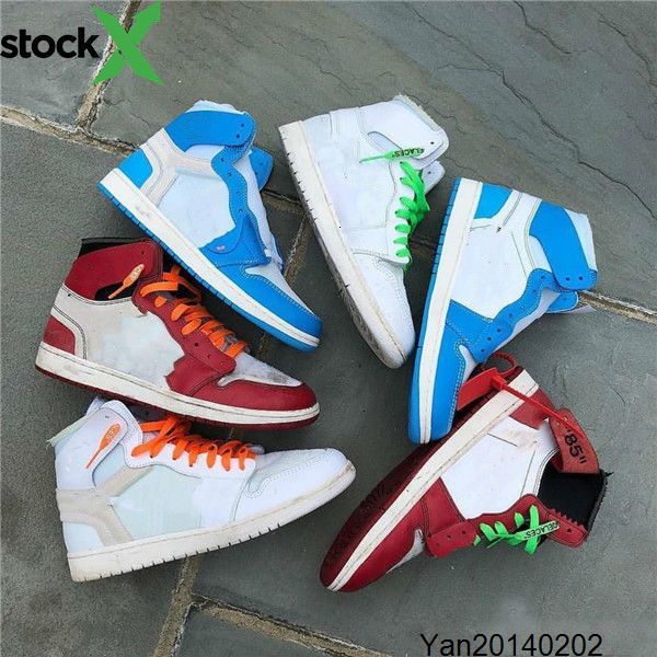 

new sale 1s powder blue unc white blue men women basketball shoes 1 white grey chicago red black sneakers