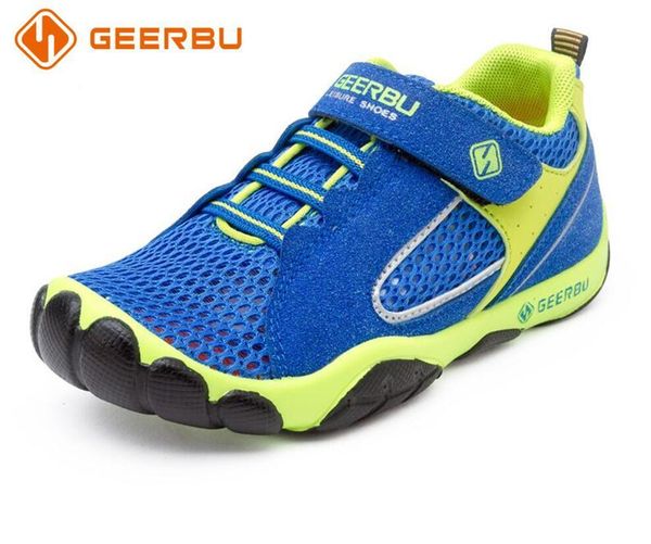 

geerbu new design summer breathable outdoor kids shoes girls boys light sneakers children anti-slip running shoes for children y190525, Black;red