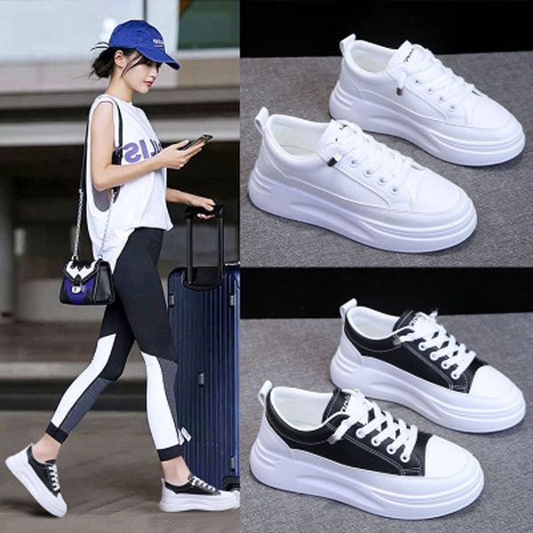 

women's shoes small white shoes 2020 new all-match student casual web celebrity board breathable, Black