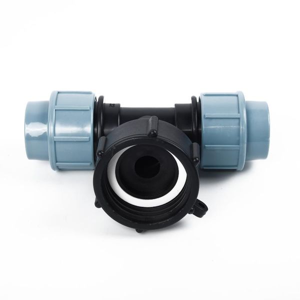 

1000l ibc water tank connector pe pipe 32mm t piece s60x6 thread adapter tools