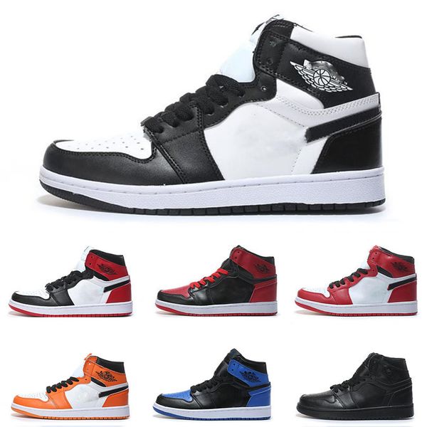 

Air Mens Basketball Shoes I 1s Mid High OG Top quality Designer Shattered Backboard Pass The Torch Sneaker Outdoor Luxury Sports shoes 40-47