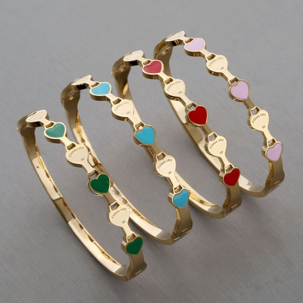 

luxury designer jewelry women bracelets stainless steel jewelry love bracelet bangle t brand bracelet love bangle luxury designer bangles, Black
